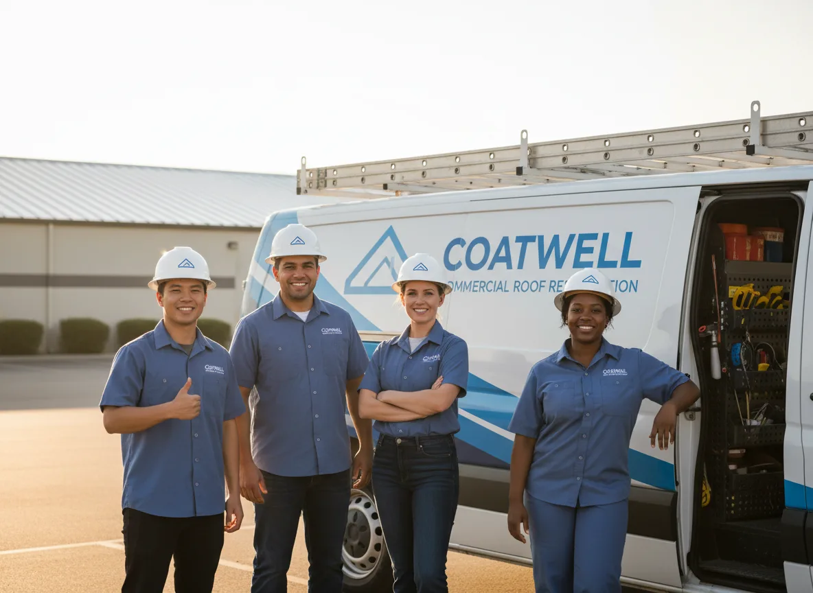 Commercial roof coating company in Squires, MO